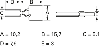 30R185UU Littelfuse Rückstellende PTC-Sicherungen Bild 1