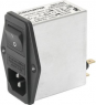 IEC-Stecker-C14, 50 bis 60 Hz, 2 A, 250 VAC, 1.6 W, 4 mH, Flachstecker 6,3 mm, 4304.4067