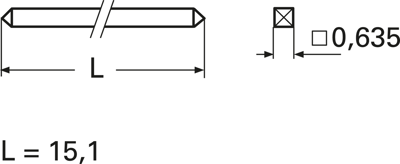 10090554 Fischer Elektronik Steckerstifte für Leiterplatten