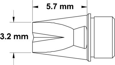 CVC-8VG0032P METCAL Lötspitzen, Entlötspitzen und Heißluftdüsen