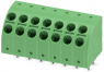 Leiterplattenklemme, 7-polig, RM 5 mm, 0,2-2,5 mm², 24 A, Federklemmanschluss, grün, 1725367
