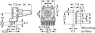 Doppelschichtpotentiometer, 10 kΩ, 0.05 W, linear, Lötstift, RK14 K122 10K LIN