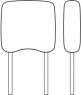 Keramik-Kondensator, 1 nF, 100 V (DC), ±10 %, radial, RM 2.54 mm, X7R, C315C102K1R5TA7303