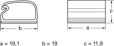 LC3-A-C8 Panduit Kabelhalter