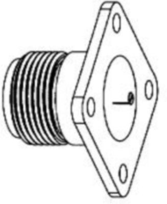 082-6101-RFX Amphenol RF Koaxialsteckverbinder Bild 3