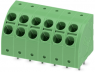 Leiterplattenklemme, 6-polig, RM 5 mm, 0,2-2,5 mm², 24 A, Federklemmanschluss, grün, 1725354