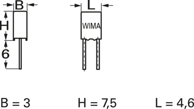 MKS0C031000C00KC00 Wima Film Capacitors Image 2