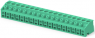 Leiterplattenklemme, 18-polig, RM 5 mm, 0,05-2 mm², 12 A, Käfigklemme, grün, 1-282830-9