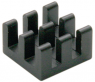 IC-Kühlkörper, 10 x 10 x 6 mm, 31 K/W, Schwarz eloxiert