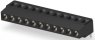 Leiterplattenklemme, 11-polig, RM 5.08 mm, 0,05-3 mm², 17.5 A, Käfigklemme, schwarz, 1-1546073-1