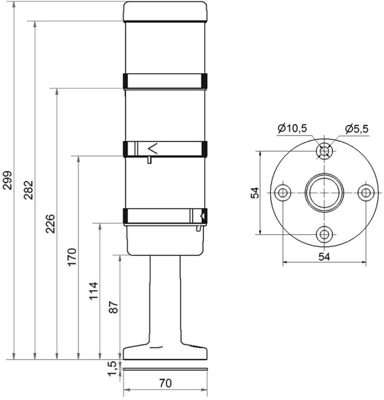 649 240 05 Werma Optische Signalgeber Bild 2