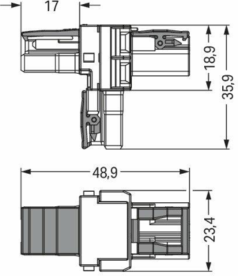 770-1702 WAGO Gerätesteckverbinder Bild 2