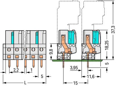 722-141 WAGO Steckverbindersysteme Bild 2