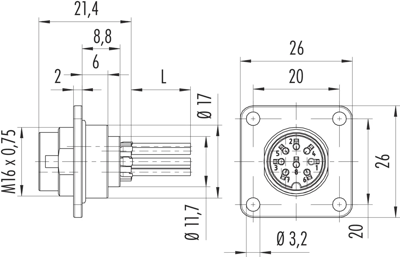 09 0173 320 08 binder Sensor-Actuator Cables Image 2