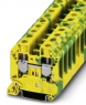 Schutzleiter-Reihenklemme, Schraubanschluss, 1,5-25 mm², 2-polig, 8 kV, gelb/grün, 3044212