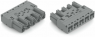 Stecker, 5-polig, Federklemmanschluss, 0,5-4,0 mm², grau, 770-255/064-000