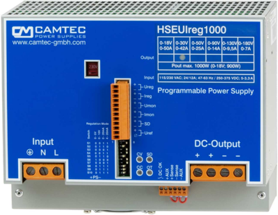 HSEUIREG10001.180 CAMTEC DIN Rail Power Supplies