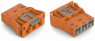 Stecker, 3-polig, Snap-in, Federklemmanschluss, 0,5-4,0 mm², orange, 770-2353