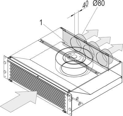 20713-505 SCHROFF Gehäusezubehör