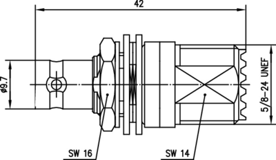 100023642 Telegärtner Koaxial Adapter Bild 2