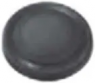 Silikonkappe, rund, Ø 21 mm, (H) 6.8 mm, schwarz, für Drucktaste, U6602