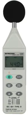 BK732A BK PRECISION Luxmeter, Sound Level Meter, Magnetic Field Tester