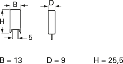 CWR5 15R J Futaba Bedrahtete Widerstände Bild 2