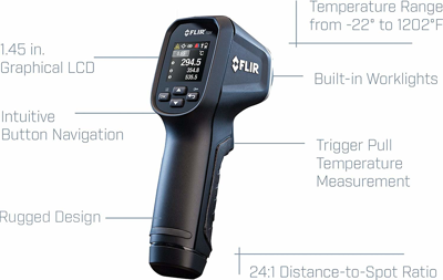 TG54-2 FLIR Thermometer, Anzeigegeräte Bild 4