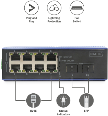 DN-651151 DIGITUS ETHERNET-Switches Bild 4