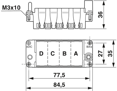 1182093 Phoenix Contact Housings for HDC Connectors Image 2