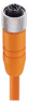 Sensor-Aktor Kabel, M12-Kabeldose, gerade auf offenes Ende, 4-polig, 10 m, PVC, orange, 4 A, 11410