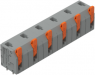 Leiterplattenklemme, 6-polig, RM 11.5 mm, 1,5 mm², 17.5 A, Push-in Käfigklemme, grau, 2601-3506