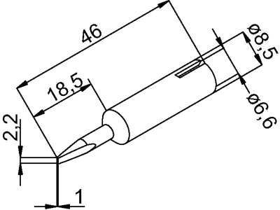 0832CD/SB Ersa Lötspitzen, Entlötspitzen und Heißluftdüsen Bild 2