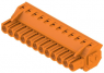 Stiftleiste, 12-polig, RM 5.08 mm, gerade, orange, 1945850000