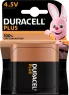 PLUS-4,5V K1 Duracell Rundzellen, 9V-Blöcke