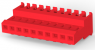 Buchsengehäuse, 10-polig, RM 2.54 mm, abgewinkelt, rot, 4-640620-0