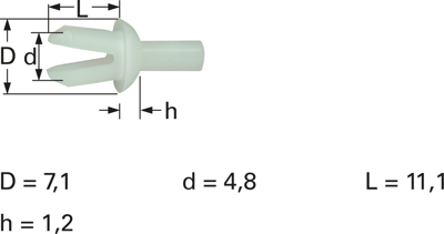 301-1283-000 Nieten, Dübel