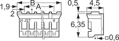 PHR-4 JST Steckverbindersysteme Bild 2