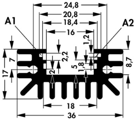 10036106 Fischer Elektronik Wärmeableitgehäuse Bild 3