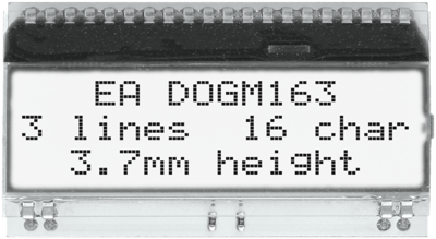 EA DOGM163W-A DISPLAY VISIONS LCD-Module