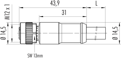 77 0606 0000 50704-0200 binder Sensor-Actuator Cables Image 2