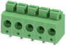 Leiterplattenklemme, 5-polig, RM 5 mm, 0,14-2,5 mm², 16 A, Federklemmanschluss, grün, 1792892
