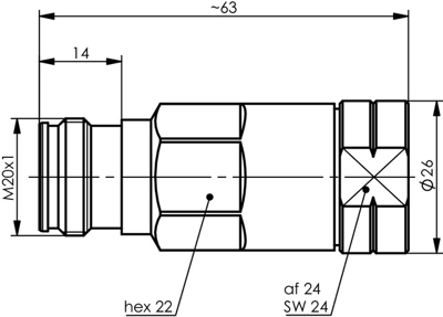 100025268 Telegärtner Coaxial Connectors Image 2