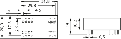 110866 Deutronic DC/DC-Wandler Bild 1