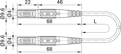 66.9303-05022 Stäubli Electrical Connectors Messleitungen Bild 2