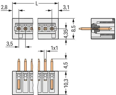 734-136 WAGO PCB Connection Systems Image 2