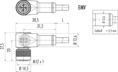 79 3584 32 08 binder Sensor-Aktor Kabel Bild 2