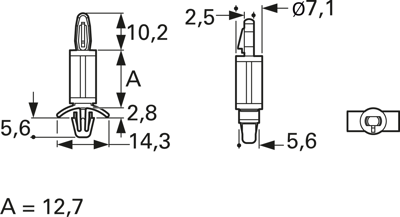 LCBS-8-01 ESSENTRA COMPONENTS Leiterplattenbefestigung Bild 5