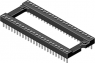 IC-Fassung, 56-polig, RM 1.778 mm (15.24 mm), Messing/Kupferberyllium für DIL-IC