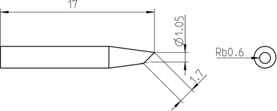 RTP 012 B Weller Soldering tips, desoldering tips and hot air nozzles Image 3